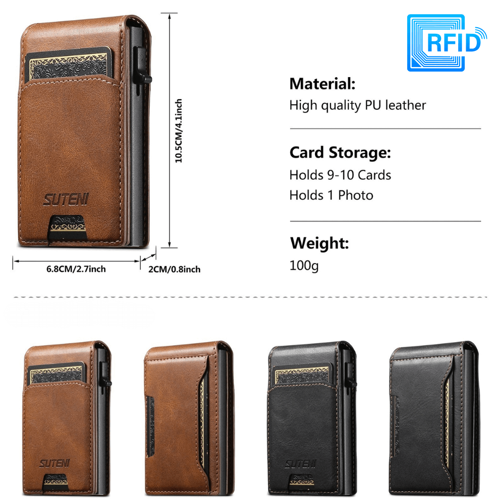 TravelSmart™ Tactical Classic RFID Wallet (by Suteni)
