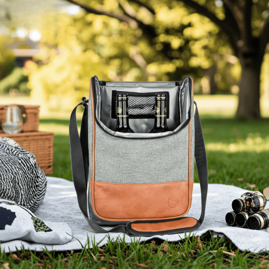 TravelSmart™ VinoChill 2-Bottle Wine Cooler Bag