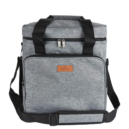 TravelSmart™ FlexChill 6-Bottle Wine Cooler Bag – Grey/ Blue