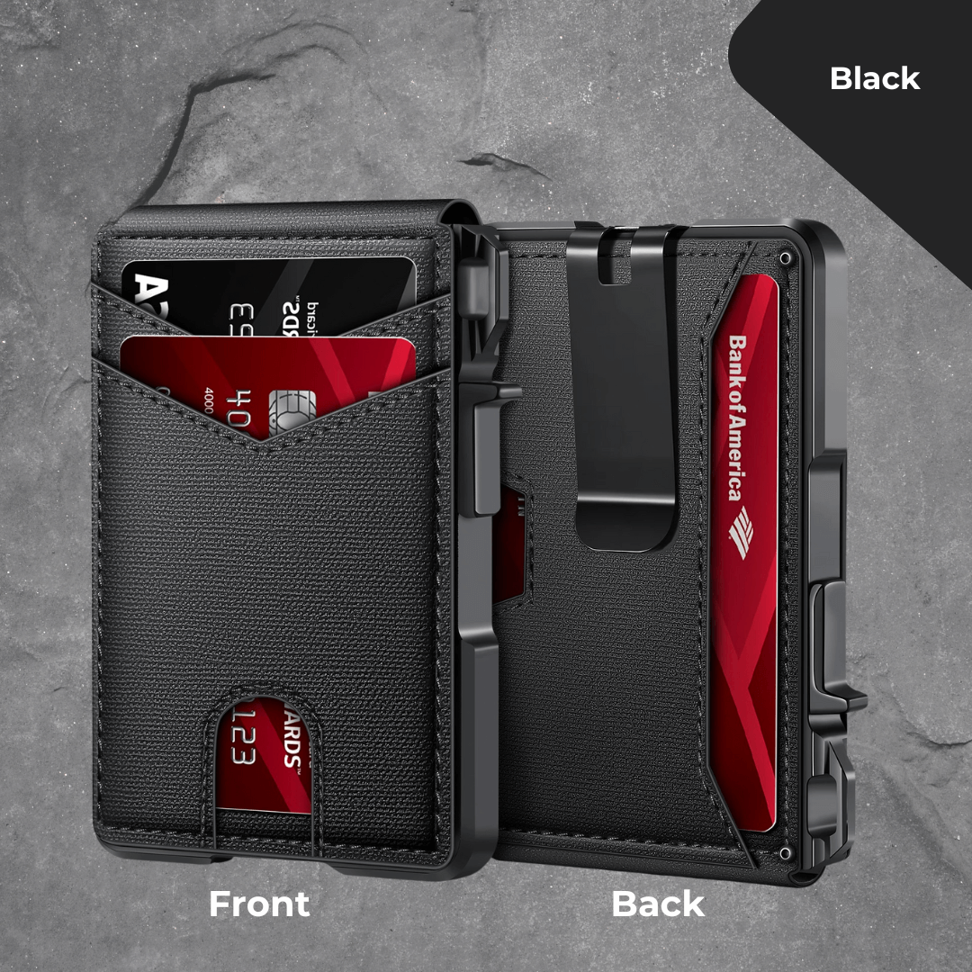 TravelSmart™ Tactical RFID Wallet – Built for Security, Durability & Style