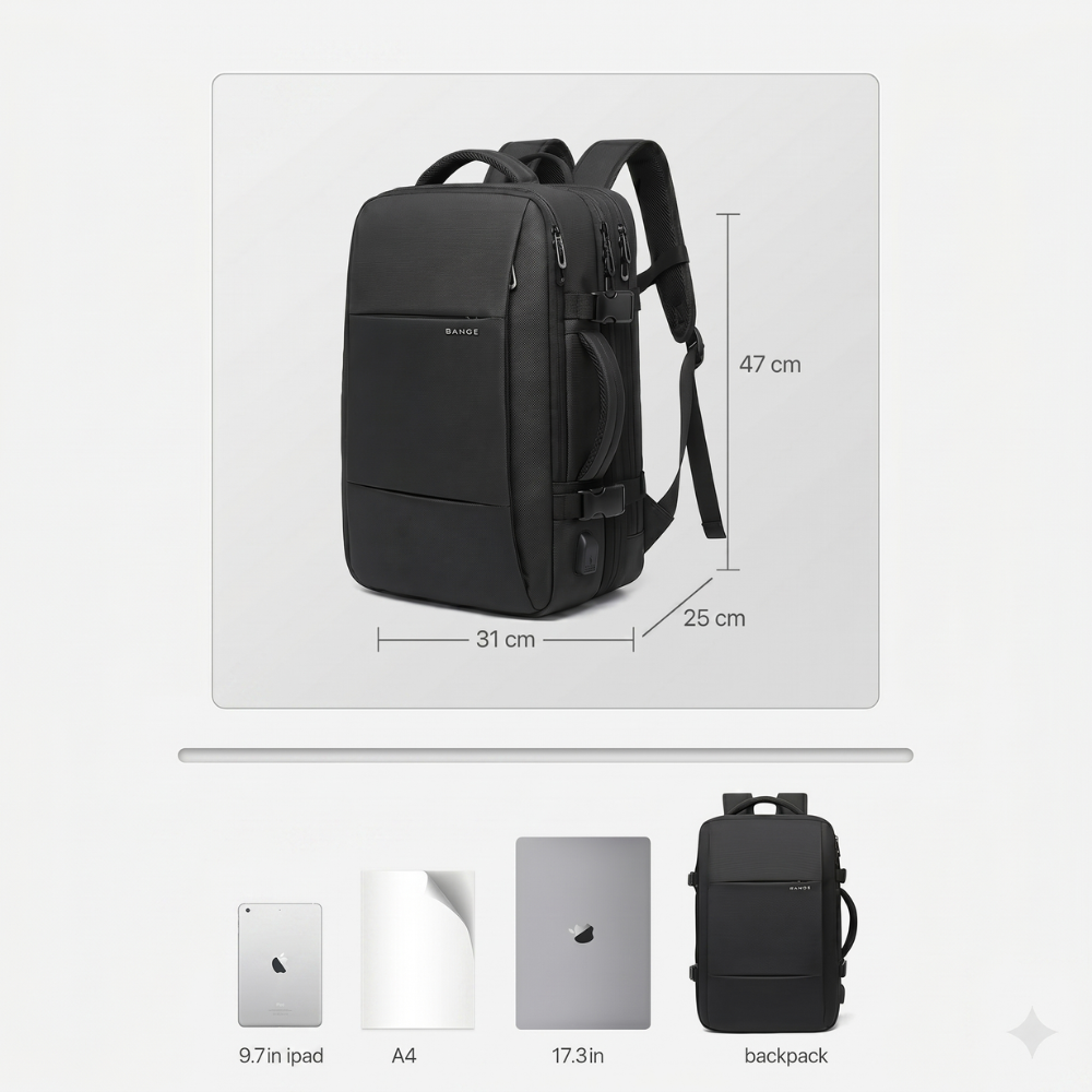 TravelSmart™ FlightPack 37L – Carry‑On Travel Backpack