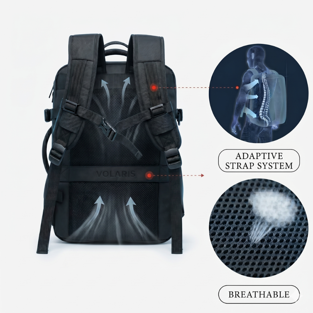 TravelSmart™ FlightPack 37L – Carry‑On Travel Backpack