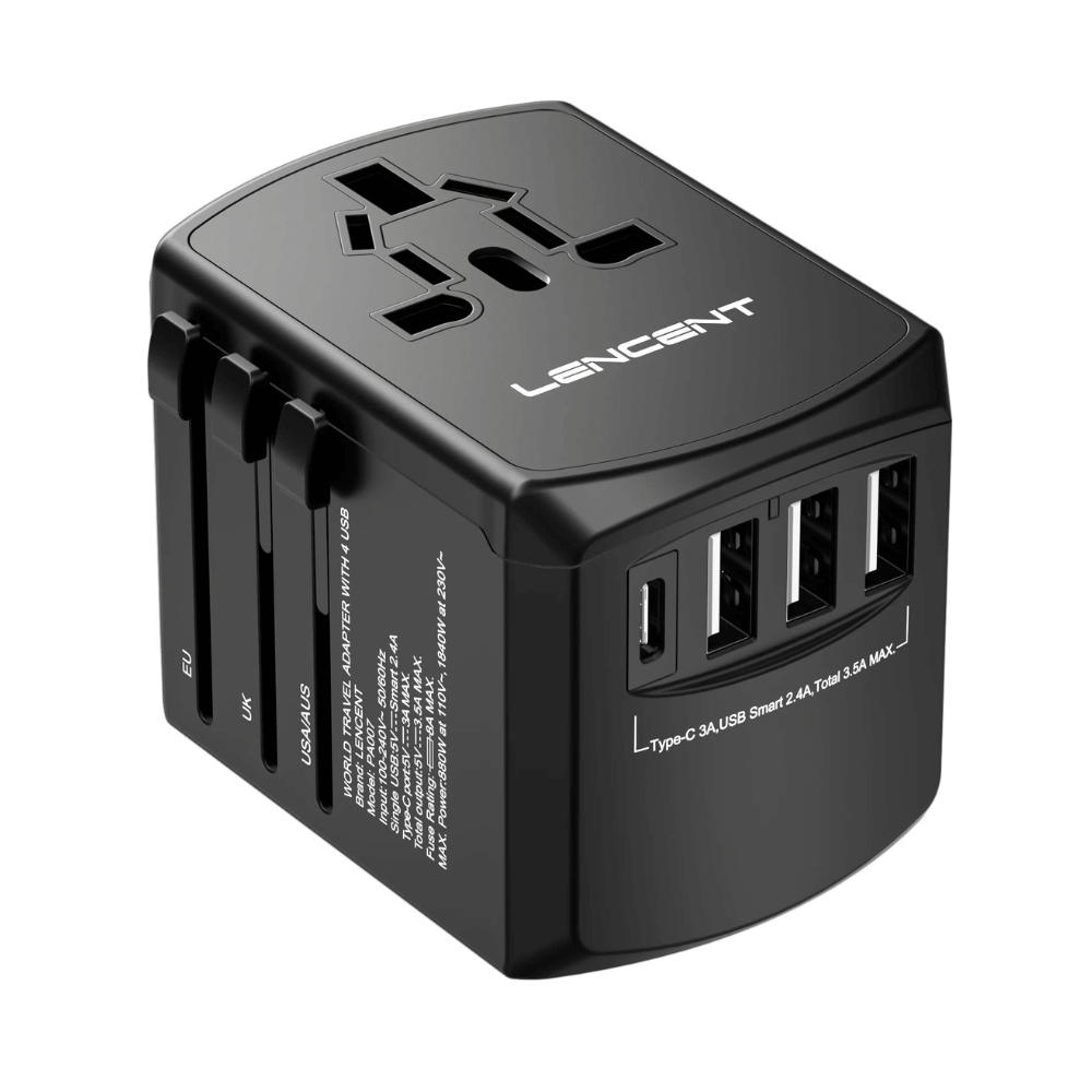 TravelSmart™ Universal Travel Adaptor (by Lencent)