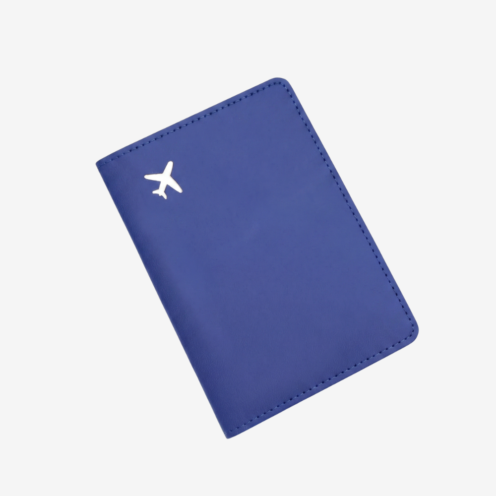TravelSmart Slim RFID Passport Wallet - Blue