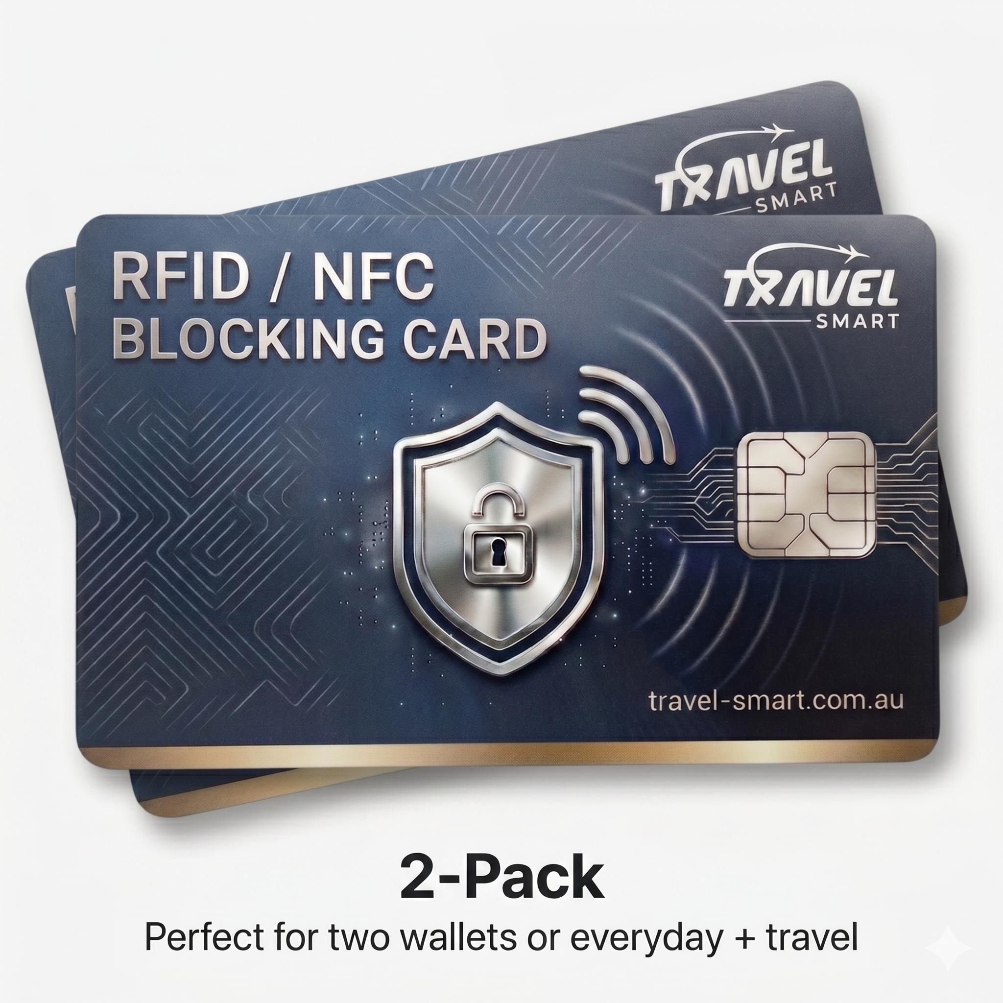 TravelSmart™ RFID Shield Card | Block Contactless Card Scans