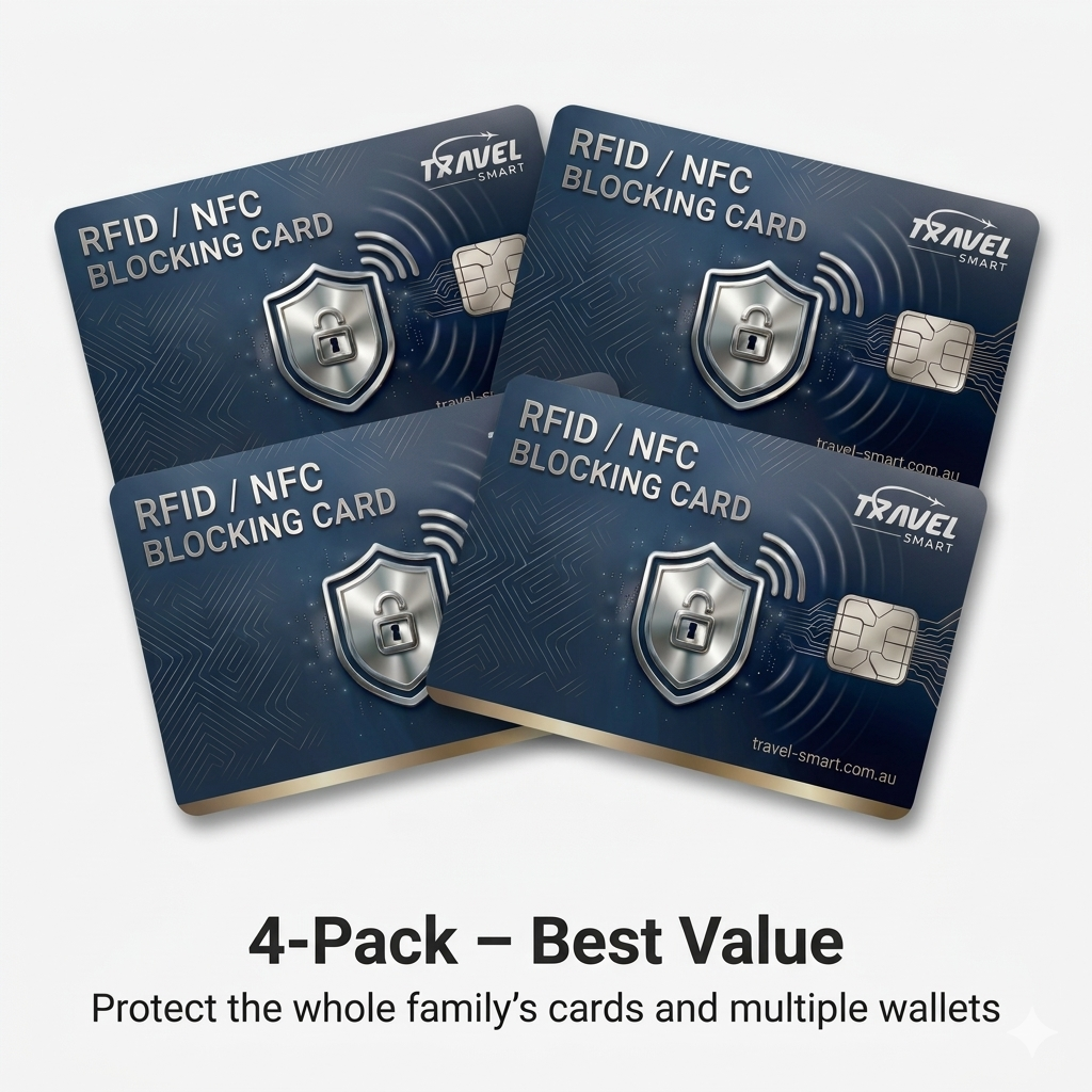 TravelSmart™ RFID Shield Card | Block Contactless Card Scans