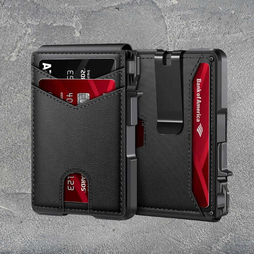 TravelSmart™ Tactical RFID Wallet – Built for Security, Durability & Style