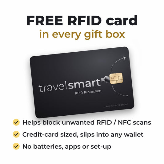 Free TravelSmart RFID card included